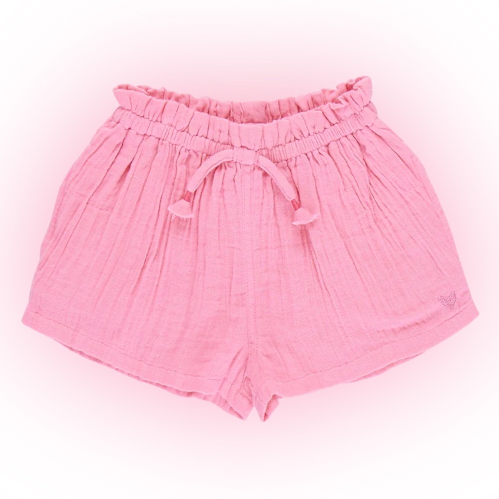 Pink Chicken “Theodore” Cotton Drawstring Waist Pink Shorts